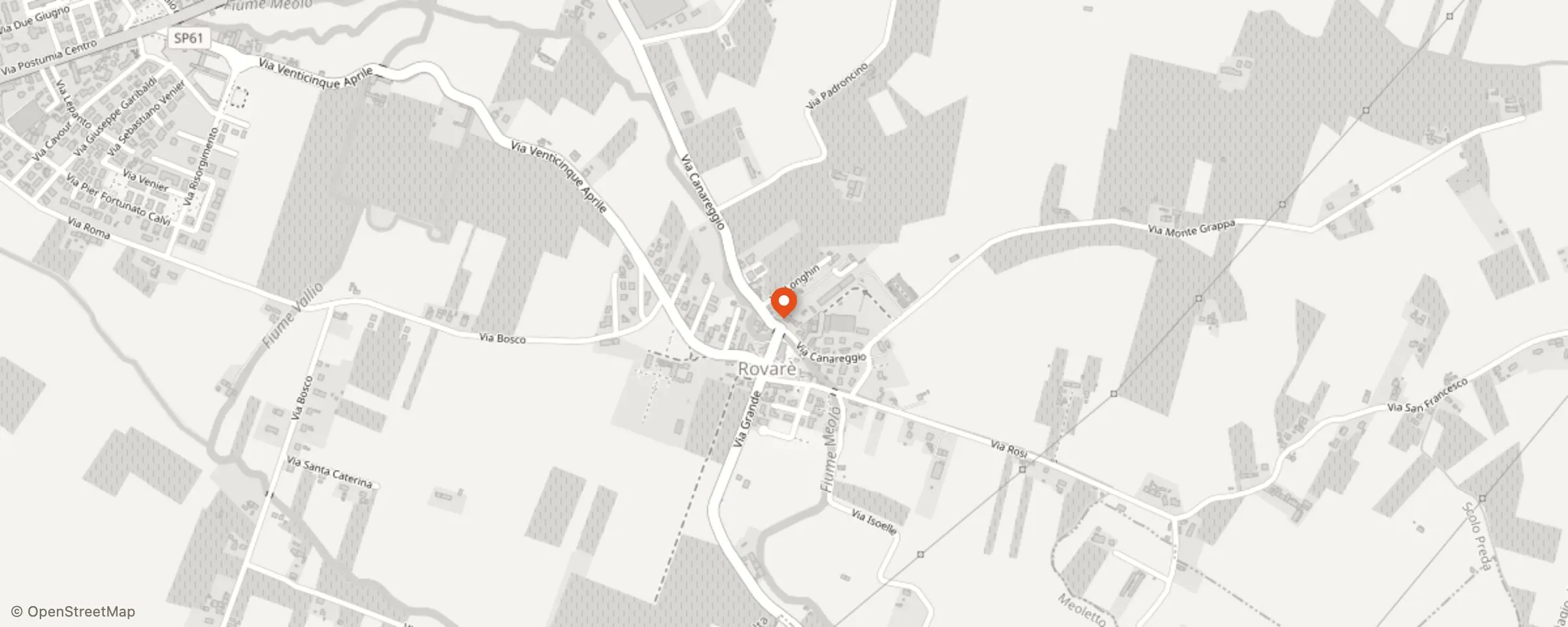 Mappa: Via Canareggio, 33, 31048 Rovaré