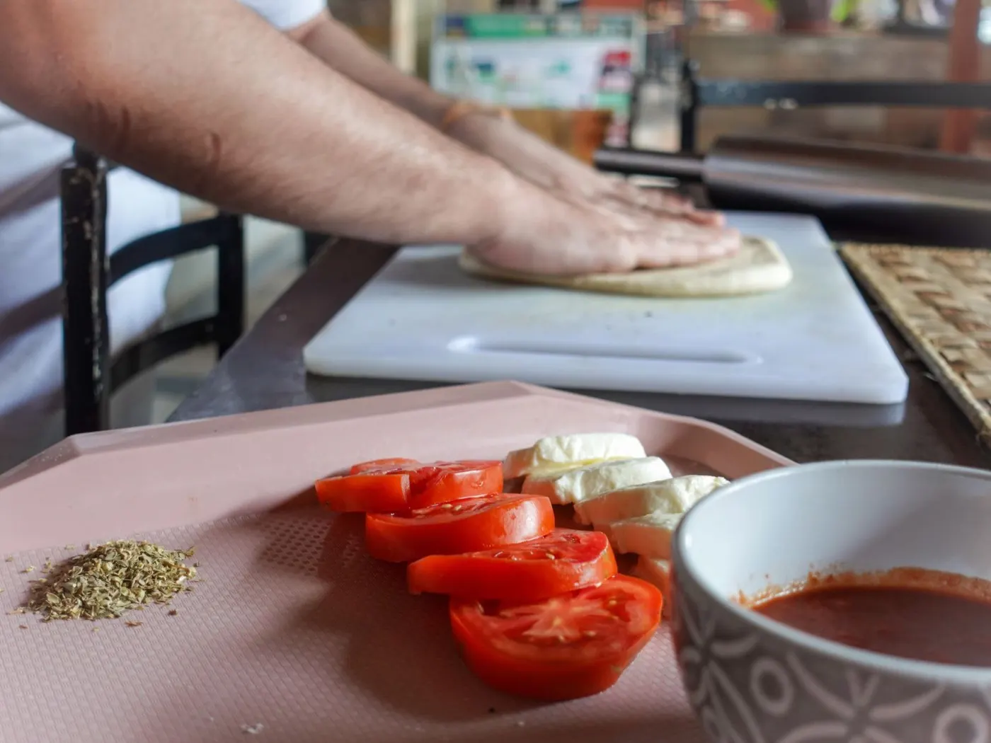 Mozzarella, pomodoro e basilico